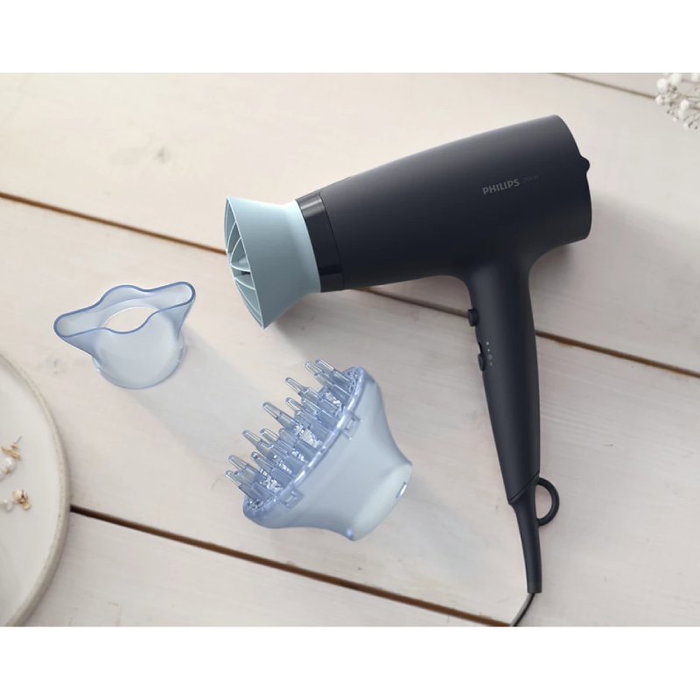 Philips BHD360/20 Secador de Pelo Serie 3000, 2100 W, Azul